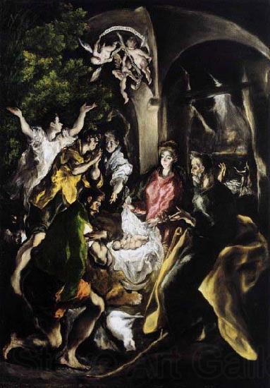 El Greco The Adoration of the Shepherds Spain oil painting art